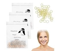 Orthodontic Elastic Rubber Bands,3 Packs Orthodontic Elastic Bands,Dental Rubber Traction Bands,Orthodontic Elastics Bands,Dental Rubber Bands,Braces Bands,braces teeth (Penguin)