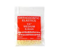 Orthodontic Elastics Bands 1/4 Inch Medium - Great for Dreadlocks and Braids