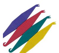 Orthodontic Rubber Bands Tool 100-Pack Disposable Elastic Braces Placer with Hook Pusher Colorful Dental Elastics Placers Braces Tool for Women Men