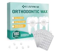 Orthodontic Wax for Braces, 180 Individually Packaged Dots, Dental Wax
