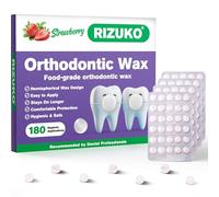 Orthodontic Wax with Strawberry Scent, Dome-Shaped Microcrystalline Dots
