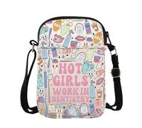 Orthodontist Crossbody Bag Dentist Dental Hygiene Hygienist Graduation Gift Dental Assistant Gift Hot Girls Work In Dentistry, Workdentistrycr-us, Crossbody Bag