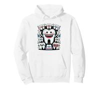 Orthodontist Dental Loupes Magnifying Teeth Humorous Graphic Pullover Hoodie