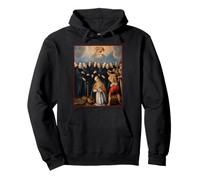Orthodox Catholic Icon Saint Bertharius of Monte Cassino Pullover Hoodie