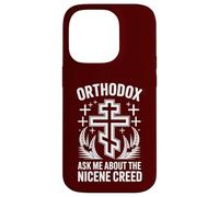 Orthodox Christian Cross Ask Me About The Nicene Creed Case for iPhone 14 Pro