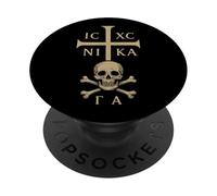 Orthodox Cross With Skull of Adam PopSockets Adhesive PopGrip