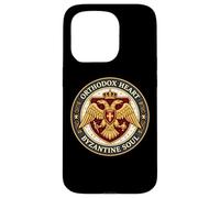 Orthodox Heart Byzantine Soul Christian Byzantium Eagle Case for iPhone 15 Pro