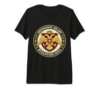 Orthodox Heart Byzantine Soul Christian Byzantium Eagle Premium T-Shirt