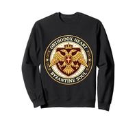 Orthodox Heart Byzantine Soul Christian Byzantium Eagle Sweatshirt