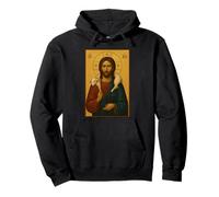 Orthodox Icon: Jesus Christ The Good Shepherd Pullover Hoodie