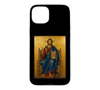 Orthodox Icon of Jesus Christ Enthroned Case for iPhone 15 Plus