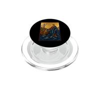 Orthodox Icon of Jesus Walking on the Water PopSockets PopGrip for MagSafe
