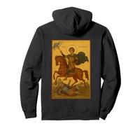 Orthodox Icon of Saint Demetrius the Myrrh-Gusher Pullover Hoodie