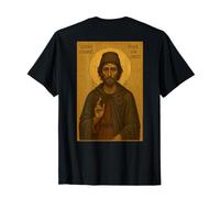 Orthodox Icon of Saint Gabriel The Fool for Christ T-Shirt