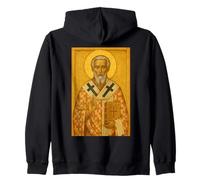 Orthodox Icon of Saint Hierotheos the Thesmothete Zip Hoodie