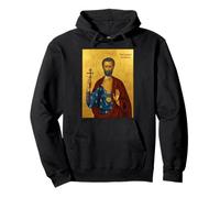 Orthodox Icon of Saint Longinus the Centurion Pullover Hoodie