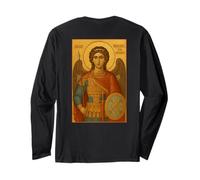 Orthodox Icon of Saint Michael The Archangel Long Sleeve T-Shirt