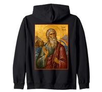 Orthodox Icon of Saint Noah the Prophet Zip Hoodie