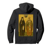 Orthodox Icon of Saint Paisios and Saint Arsenios Pullover Hoodie