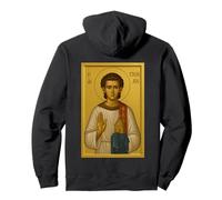 Orthodox Icon of Saint Stephen Protomartyr Pullover Hoodie
