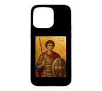 Orthodox Icon of Saint Theodore the Soldier Case for iPhone 15 Pro Max