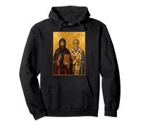 Orthodox Icon of Saints Cyril and Methodius Pullover Hoodie