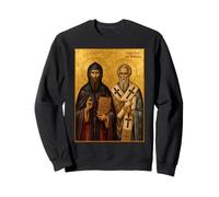 Orthodox Icon of Saints Cyril and Methodius Sweatshirt