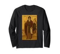 Orthodox Icon of St. Anthony The Great Long Sleeve T-Shirt