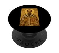 Orthodox Icon of St. Clement of Alexandria PopSockets Adhesive PopGrip
