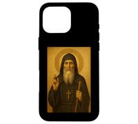 Orthodox Icon of St Gabriel Urgebadze Case for iPhone 16 Pro Max