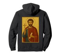 Orthodox Icon of St. Justin Martyr Pullover Hoodie
