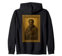 Orthodox Icon of St. Moses the Black Zip Hoodie