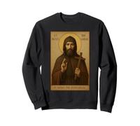Orthodox Icon of St. Moses the Hungarian Sweatshirt