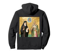 Orthodox Icon of St. Paisios and St. Arsenios Pullover Hoodie
