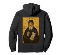 Orthodox Icon of St. Paisios of Mount Athos Pullover Hoodie