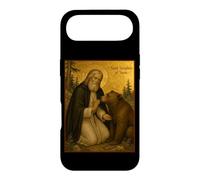 Orthodox Icon of St Seraphim of Sarov with a Bear Case for iPhone Air
