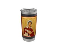 Orthodox Icon Saint Agnes Stainless Steel Insulated Tumbler