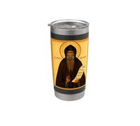 Orthodox Icon Saint Ambrose of Optina Stainless Steel Insulated Tumbler