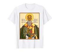 Orthodox Icon Saint Aristibule the Elder Value Graphic T-Shirt, Men, White, XL
