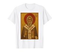 Orthodox Icon Saint Arsenije Sremac, Serbian Archbishop Value Graphic T-Shirt, Men, White, M