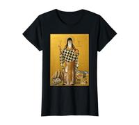 Orthodox Icon Saint Arsenios the Cappadocian Value Graphic T-Shirt, Women, Black, M