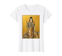 Orthodox Icon Saint Arsenios the Cappadocian Value Graphic T-Shirt, Women, White, L