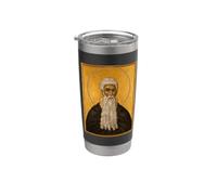 Orthodox Icon Saint Arsenius Stainless Steel Insulated Tumbler