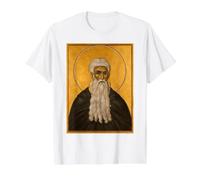 Orthodox Icon Saint Arsenius Value Graphic T-Shirt, Men, White, S