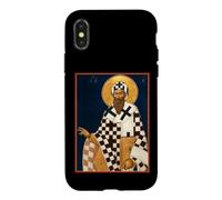 Orthodox Icon Saint Pope Cyril of Alexandria Case for iPhone X/XS