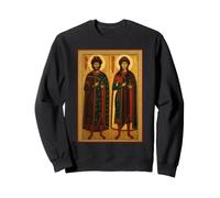Orthodox Icon Saints Boris and Gleb Sweatshirt