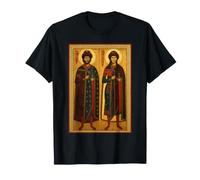 Orthodox Icon Saints Boris and Gleb T-Shirt