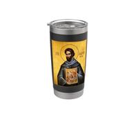 Orthodox Icon St Andrew the Iconographer Stainless Steel Insulated Tumbler