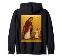 Orthodox Icon The First Steps of Jesus Zip Hoodie