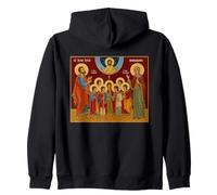 Orthodox Icon The Holy Maccabee Martyrs Zip Hoodie